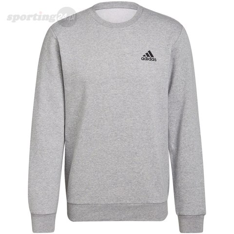 Bluza męska adidas Essentials Fleece Sweatshirt szara H12221 Adidas