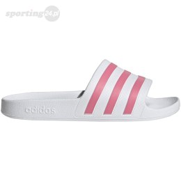 Klapki damskie adidas Adilette Aqua biało-różowe GZ5237 Adidas