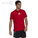 Koszulka męska adidas Primeblue Designed To Move Sport 3-Stripes Tee czerwona GM4318 Adidas