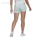 Spodenki damskie adidas Essentials Slim Logo Shorts turkusowe HE9363 Adidas