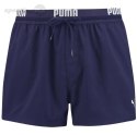 Spodenki kąpielowe męskie Puma Logo Short Lenght granatowe 907659 01 Puma