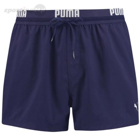 Spodenki kąpielowe męskie Puma Logo Short Lenght granatowe 907659 01 Puma