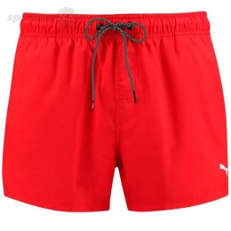 Spodenki kąpielowe męskie Puma Short Lenght Swim czerwone 907658 02 Puma