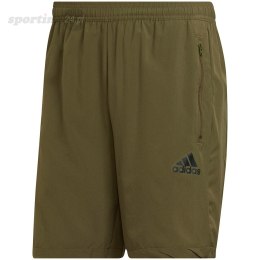 Spodenki męskie adidas AeroReady Designed 2 Move Woven Sport Shorts zielone HC6856 Adidas