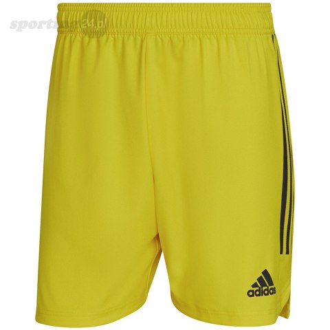 Spodenki męskie adidas Condivo 22 Match Day żółto-czarne HA3511 Adidas teamwear