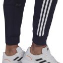 Spodnie męskie adidas Essentials Colorblock Fleece granatowe HK2884 Adidas