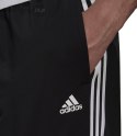 Spodnie męskie adidas Primegreen Essentials Warm-Up Tapered 3-Stripes Track czarne H46105 Adidas