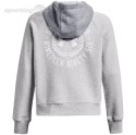 Bluza damska Under Armour Rival Fleece CB Hoodie szara 1373031 014 Under Armour