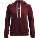 Bluza damska Under Armour Rival Fleece HB Hoodie czerwona 1356317 690 Under Armour