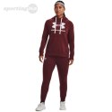 Bluza damska Under Armour Rival Fleece Logo Hoodie bordowa 1356318 690 Under Armour