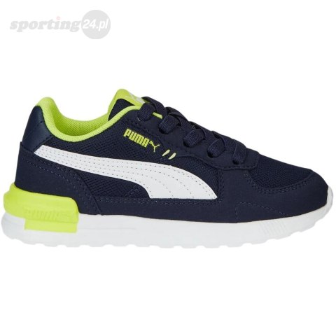 Buty dla dzieci Puma Graviton AC PS granatowo-zielone 381988 14 Puma