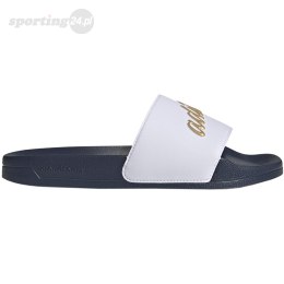 Klapki damskie adidas Adilette Shower biało-granatowe GZ5930 Adidas