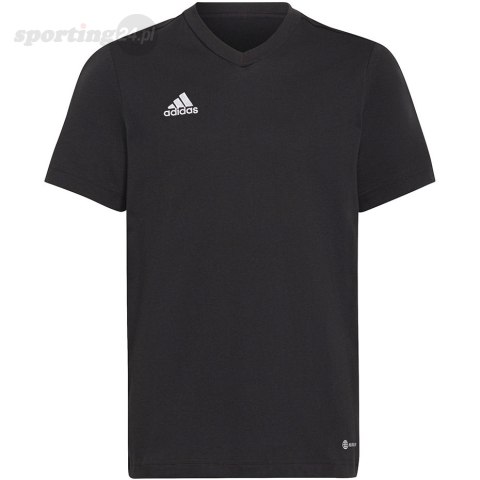 Koszulka dla dzieci adidas Entrada 22 Tee czarna HC0443 Adidas teamwear