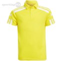 Koszulka dla dzieci adidas Squadra 21 Polo żółta GP6426 Adidas teamwear