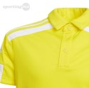 Koszulka dla dzieci adidas Squadra 21 Polo żółta GP6426 Adidas teamwear