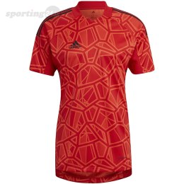 Koszulka męska Condivo 22 Goalkeeper Jersey Short Sleeve czerwona H21238 Adidas teamwear