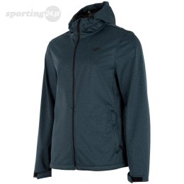 Kurtka męska 4F softshell ciemny granat melanż H4Z22 SFM350 30M 4F