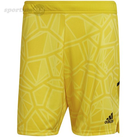 Spodenki bramkarskie męskie adidas Condivo 22 żółte HF0141 Adidas teamwear