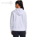 Bluza damska Under Armour Rival Fleece HB Hoodie biała 1356317 100 Under Armour