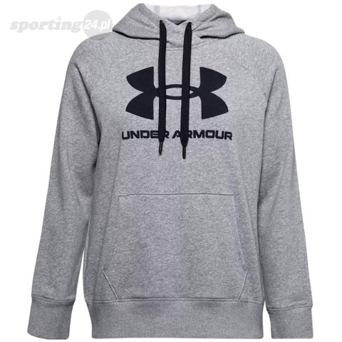 Bluza damska Under Armour Rival Fleece Logo Hoodie szara 1356318 035 Under Armour