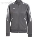 Bluza damska adidas Condivo 22 Track Jacket Full Zip szaro-biała HD2280 Adidas teamwear