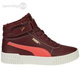 Buty dla dzieci Puma Carina 2.0 Mid WTR Jr bordowe 387380 02 Puma