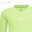 Koszulka dla dzieci adidas Team Base Tee limonkowa GN7513 Adidas teamwear