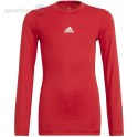 Koszulka dla dzieci adidas Youth Techfit Long Sleeve czerwona H23154 Adidas teamwear