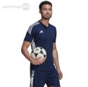 Koszulka męska adidas Condivo 22 Jersey V-neck granatowo-biała HA6291 Adidas teamwear