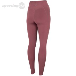 Legginsy funkcyjne damskie 4F burgund H4Z22 SPDF011 60S 4F