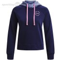 Bluza damska Under Armour Rival Fleece CB Hoodie granatowa 1373031 410 Under Armour