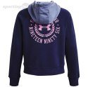 Bluza damska Under Armour Rival Fleece CB Hoodie granatowa 1373031 410 Under Armour