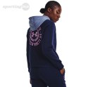 Bluza damska Under Armour Rival Fleece CB Hoodie granatowa 1373031 410 Under Armour