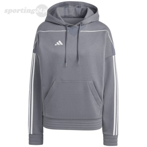 Bluza damska adidas Tiro 23 League Sweat Hoodie szara HZ3013 Adidas