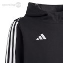 Bluza dla dzieci adidas Tiro 23 League Sweat Hoodie czarno-biała HS3606 Adidas