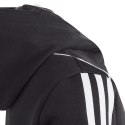 Bluza dla dzieci adidas Tiro 23 League Sweat Hoodie czarno-biała HS3606 Adidas