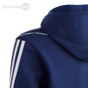 Bluza dla dzieci adidas Tiro 23 League Sweat Hoodie granatowo-biała HS3605 Adidas