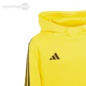 Bluza dla dzieci adidas Tiro 23 League Sweat Hoodie żółta IC7856 Adidas