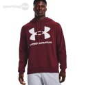 Bluza męska Under Armour Rival Fleece Big Logo HD bordowa 1357093 690 Under Armour