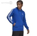 Bluza męska adidas Essentials 3-Stripes Hoodie niebieska HL2228 Adidas