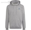 Bluza męska adidas Stadium Fleece Badge of Sport Hoodie szara HC5869 Adidas