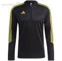 Bluza męska adidas Tiro 23 Club Training Top czarno-żółta IC1579 Adidas