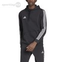 Bluza męska adidas Tiro 23 League Sweat Hoodie czarno-biała HS3598 Adidas