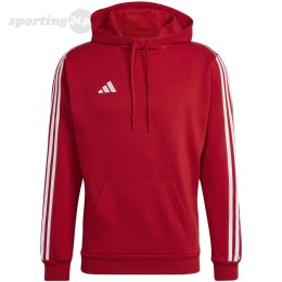 Bluza męska adidas Tiro 23 League Sweat Hoodie czerwono-biała HS3600 Adidas