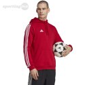 Bluza męska adidas Tiro 23 League Sweat Hoodie czerwono-biała HS3600 Adidas