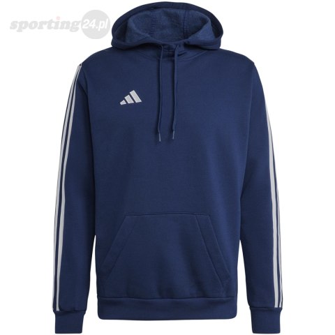 Bluza męska adidas Tiro 23 League Sweat Hoodie granatowo-biała HS3599 Adidas