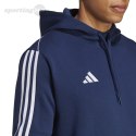 Bluza męska adidas Tiro 23 League Sweat Hoodie granatowo-biała HS3599 Adidas