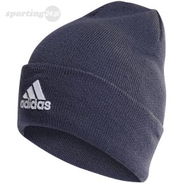 Czapka męska adidas Logo Beanie OSFM granatowa HL4809 Adidas