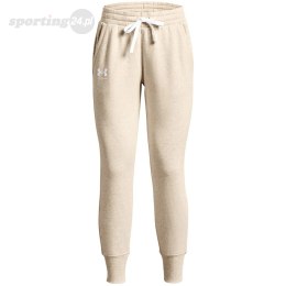 Spodnie damskie Under Armour Rival Fleece kremowe 1356416 783 Under Armour