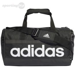 Torba adidas Essentials Linear Duffel Extra Small czarno-biała HT4744 Adidas